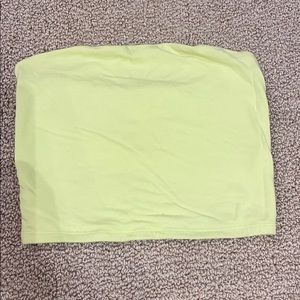 Green tube top